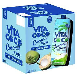 Vita Coco Original Coconut Water - 6 x 1L Cartons