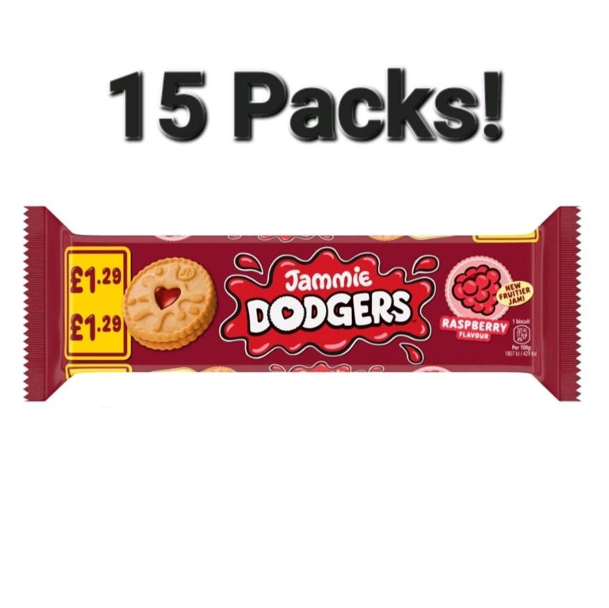 Jammie Dodgers Shortcake Biscuits - 15 x 140g