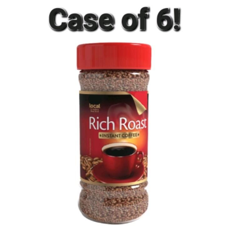 Go Local Rich Roast Instant Coffee - 6 x 80g Tubs