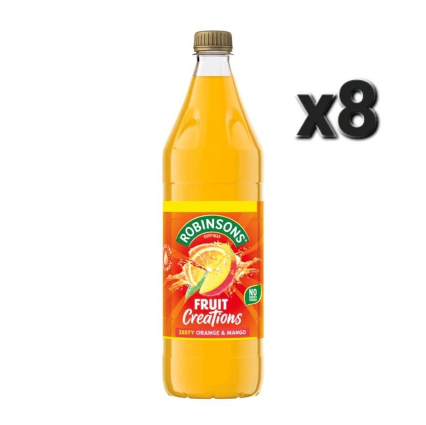 8 bottles Robinsons Fruit Cordial