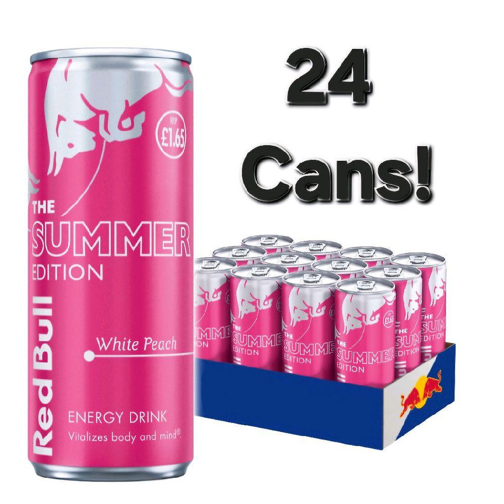 Red Bull Summer Edition White Peach 24 Cans