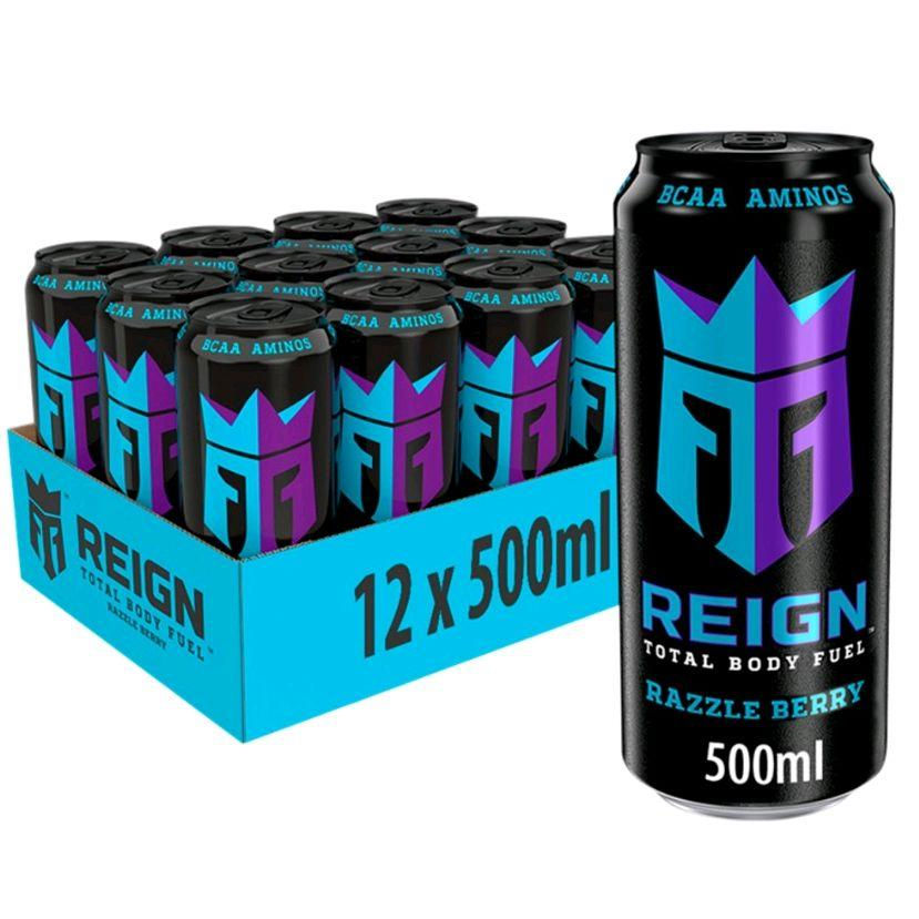 12 Reign Total Body Fuel Blaze Berry 500ml cans