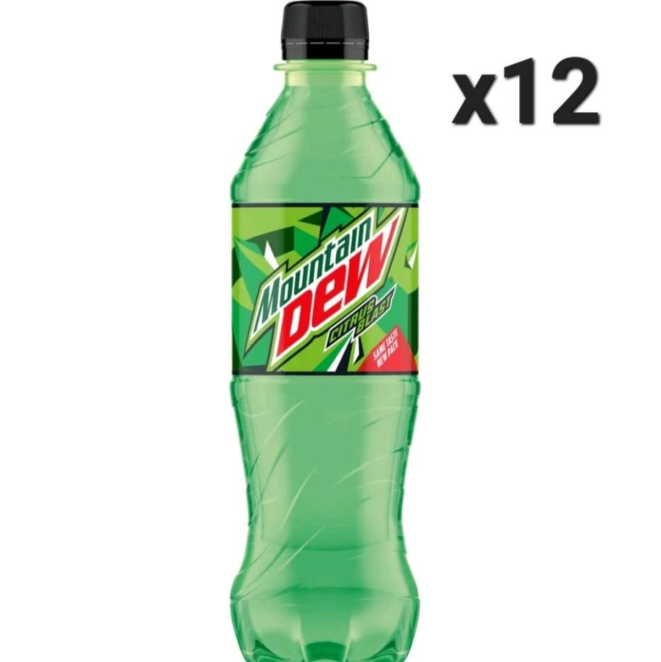 Mountain Dew Citrus - 12 x 500ml Bottles