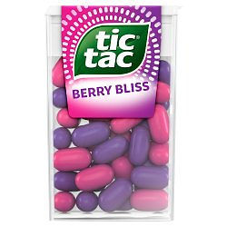 Tic Tac Berry Bliss Mint Sweets - 24 x 18g Tubs