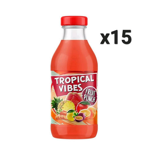 Tropical Vibes Fruit Punch - 15 x 300ml Bottles