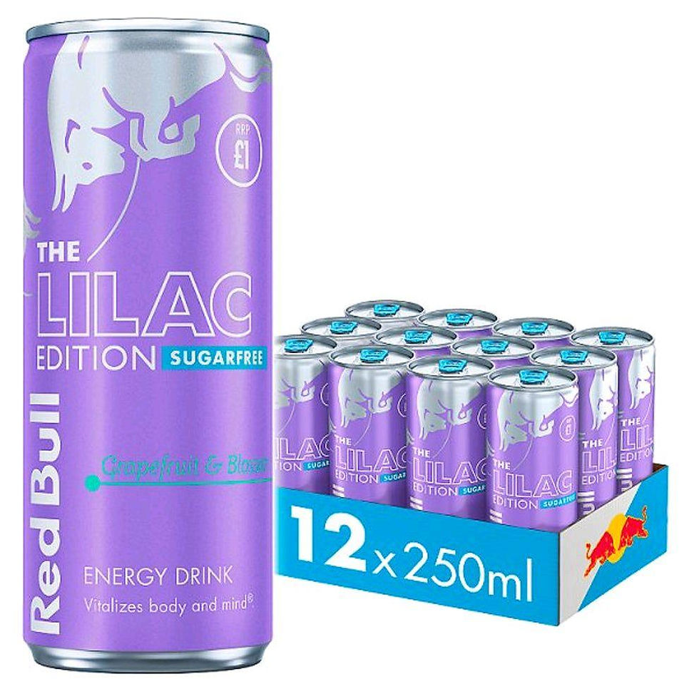 Red Bull Lilac Edition Sugarfree 12x250ml cans