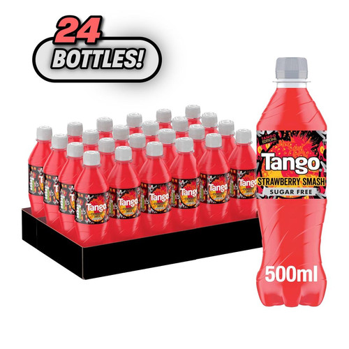 Britvic Tango Strawberry Smash Sugar Free Bottle 500Ml (12 Pack