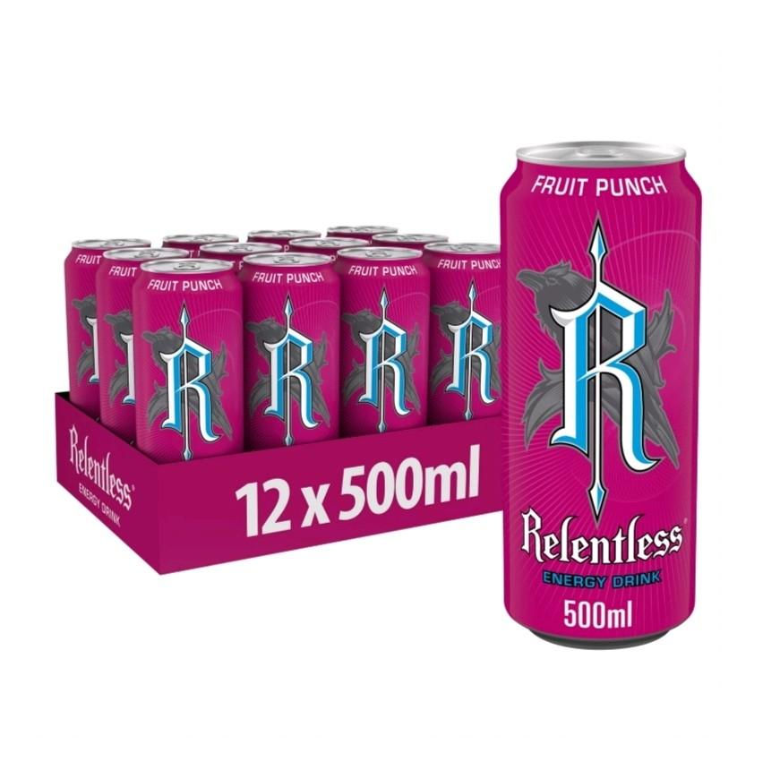 Relentless Fruit Punch 12 x 500ml cans