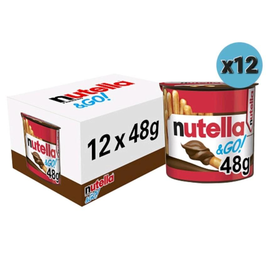 Nutella & Go Chocolate Spread & Breadsticks 12 x 48g