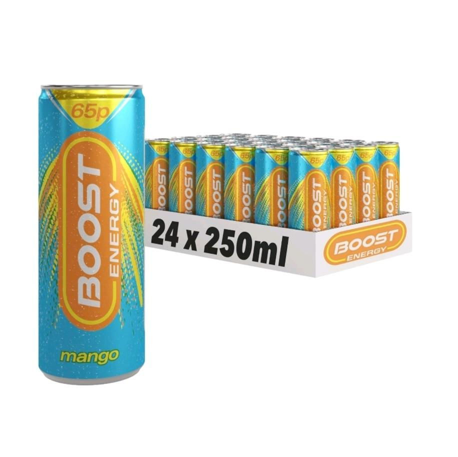 Boost Energy Mango 24 x 250ml cans