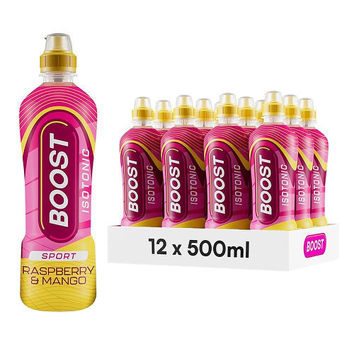 Boost Sports Raspberry & Mango - 12 x 500ml | RM Wholesale