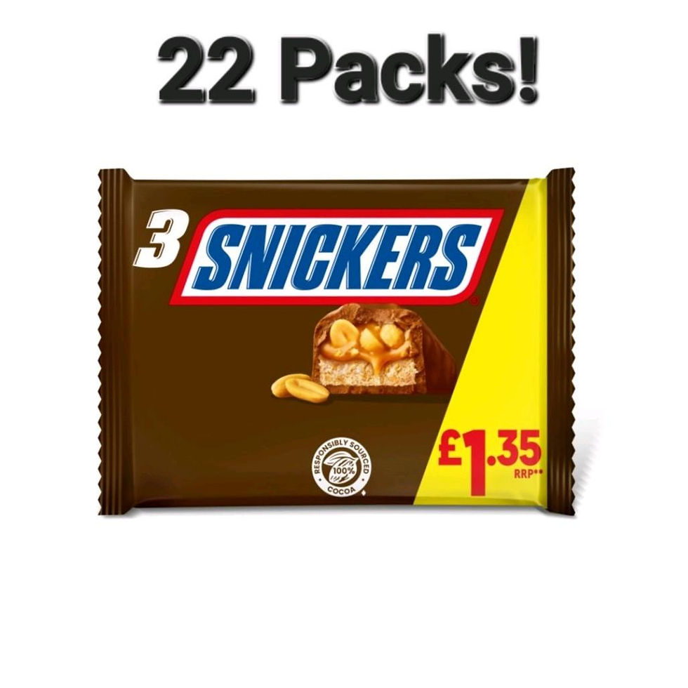 Snickers Multipack - 22 x 3 packs