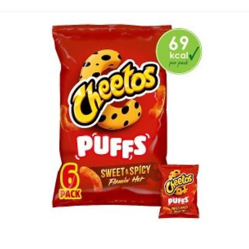 Cheetos Cheese Puffs - 108 Packs - 18x 6 Packs