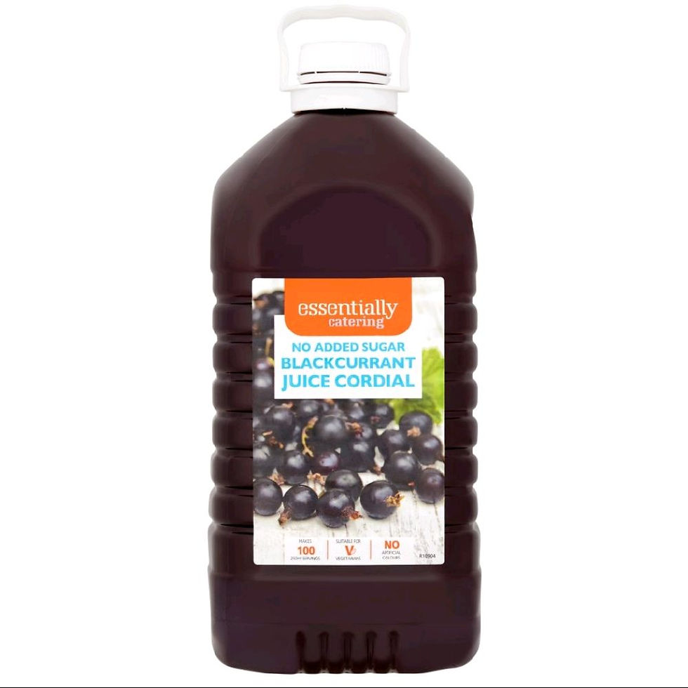 1L bottle of Tesco Finest Blackcurrant Juice