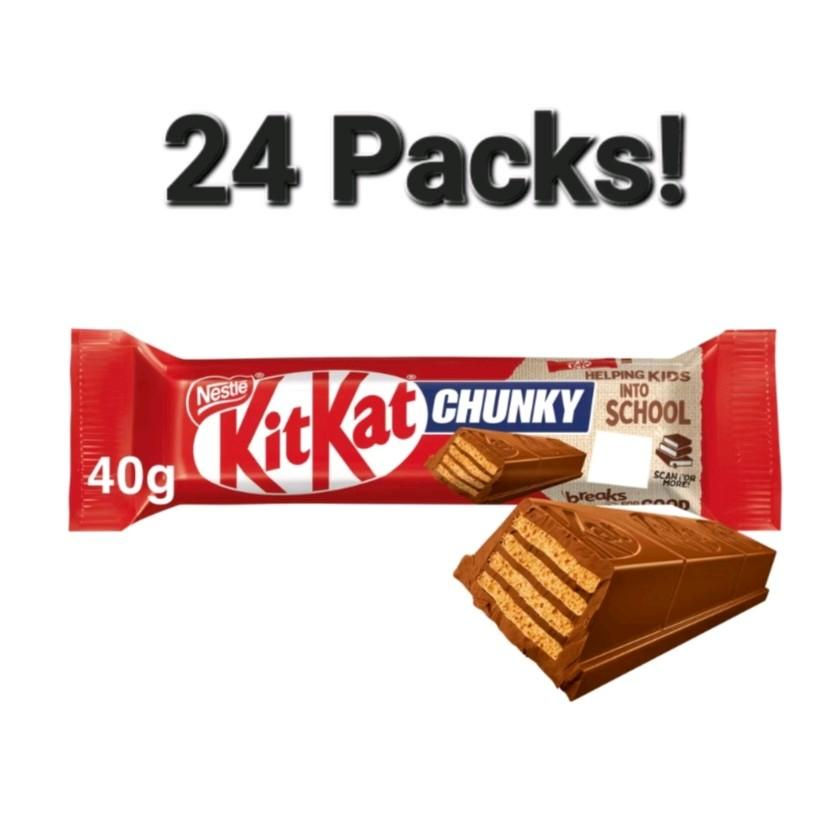 24 Packs! KitKat Chunky Salted Caramel 40g