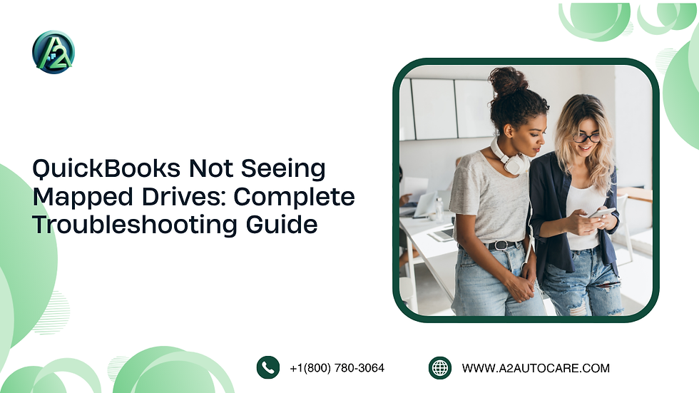 QuickBooks Not Seeing Mapped Drives
