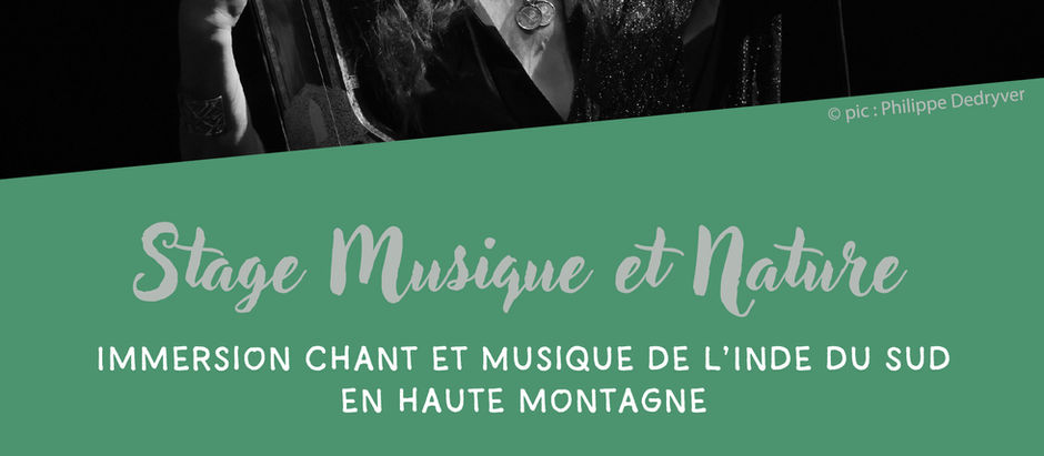 Stage Nature & Musique, du 26 au 30 août 2024