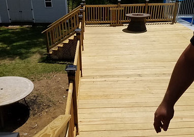 deck and railings