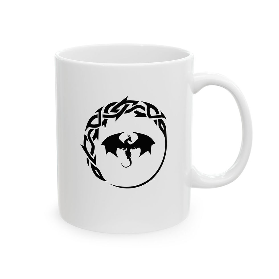 Thumbnail: Skystone Chronicles Wyvern Crest Ceramic Mug 11oz