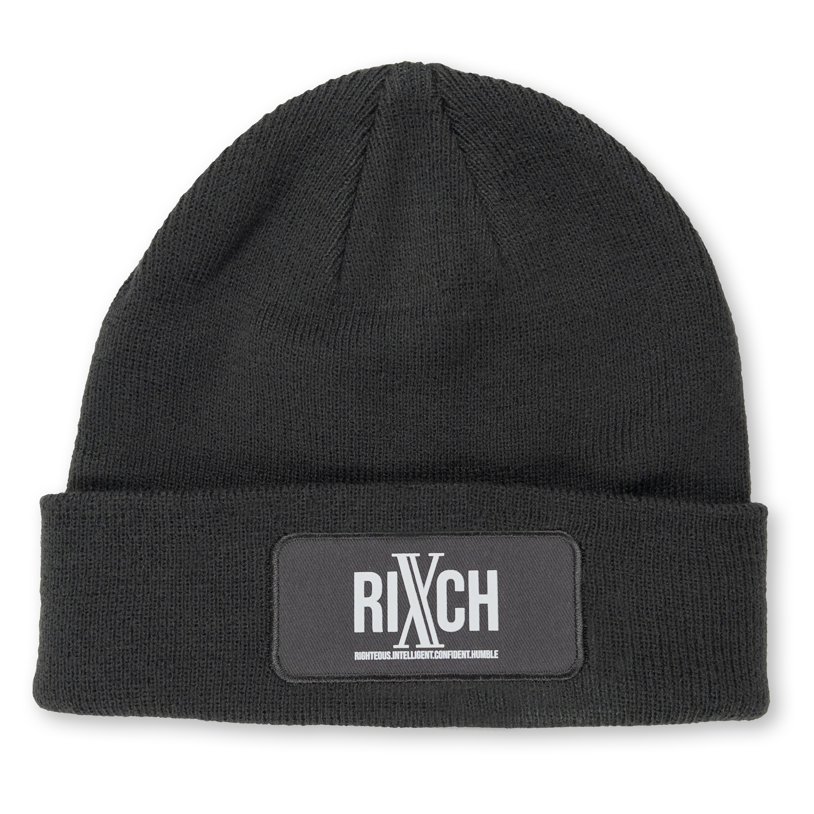 Classic RIxCH Patch Beanie (Grey))