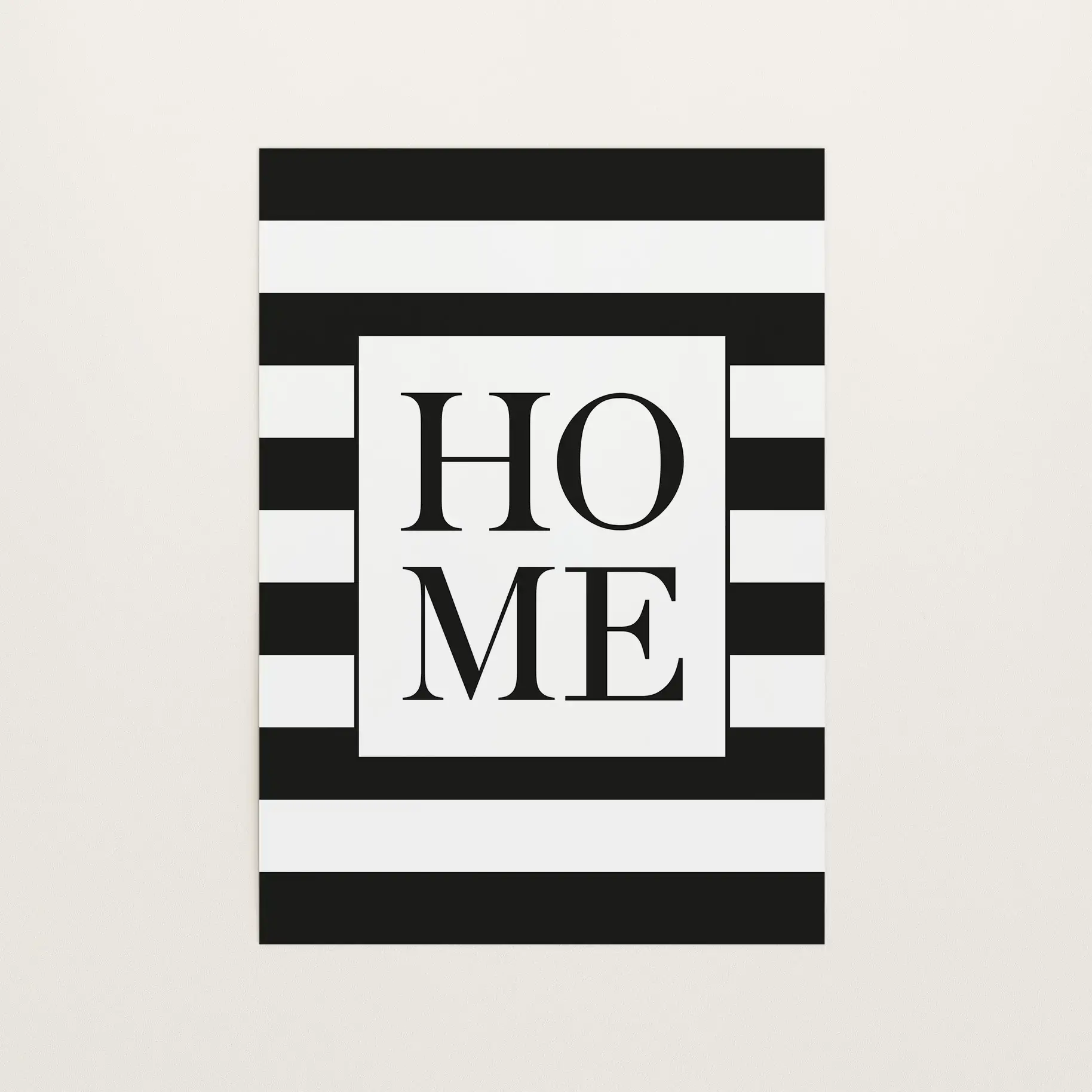 Home Stripes, Art Print von Tales by Jen