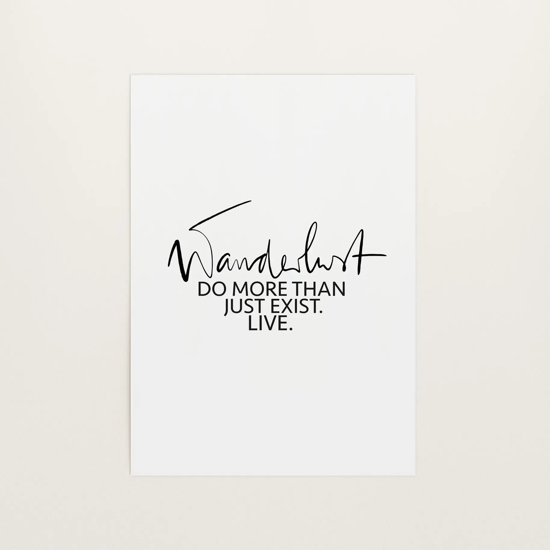 Wanderlust, Art Print von Tales by Jen
