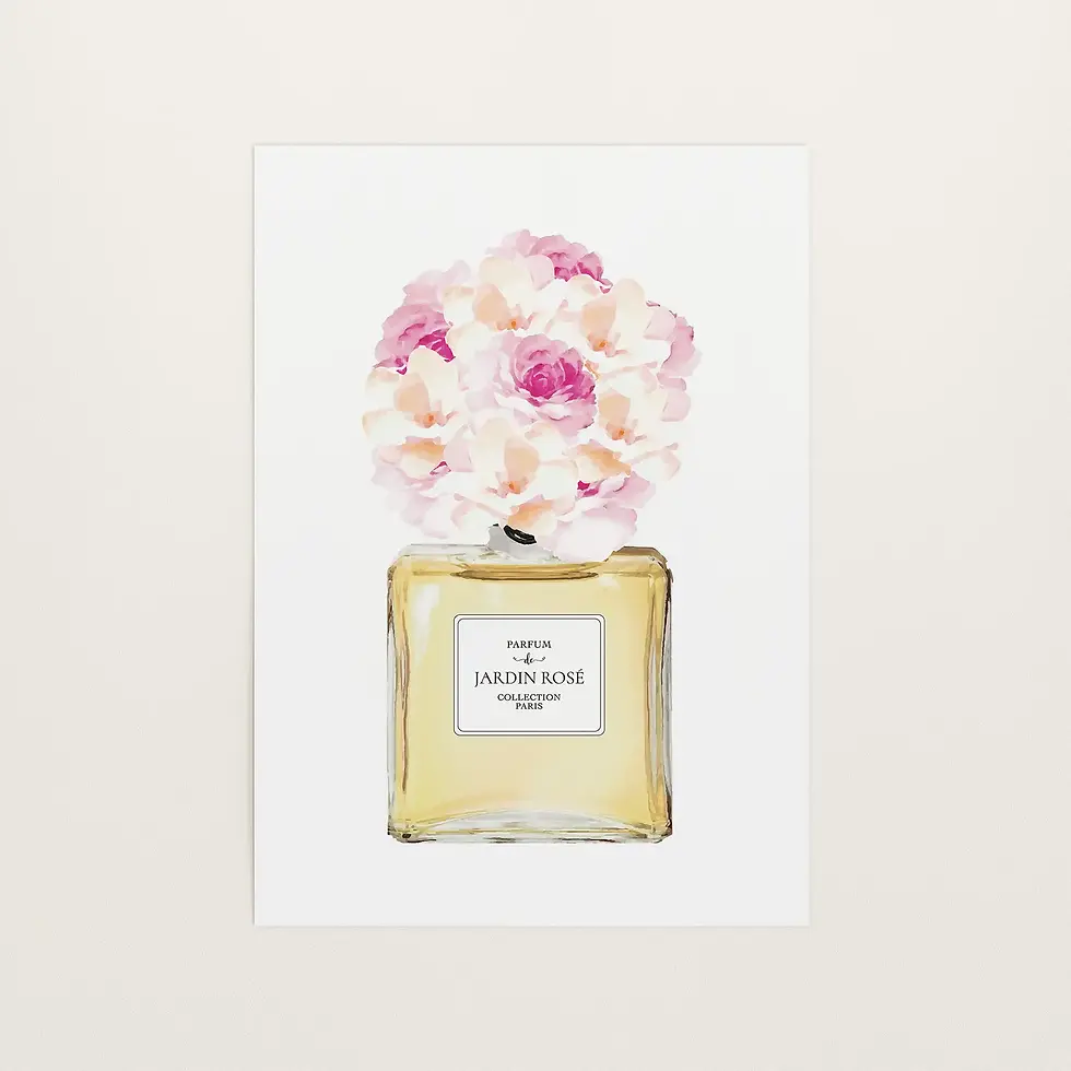 Parfum de Jardin Rosé, Digital Print von Tales by Jen