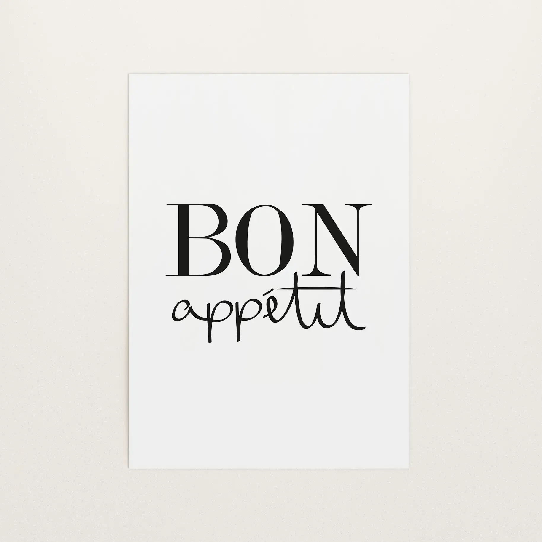 Bon appétit, Art Print von Tales by Jen