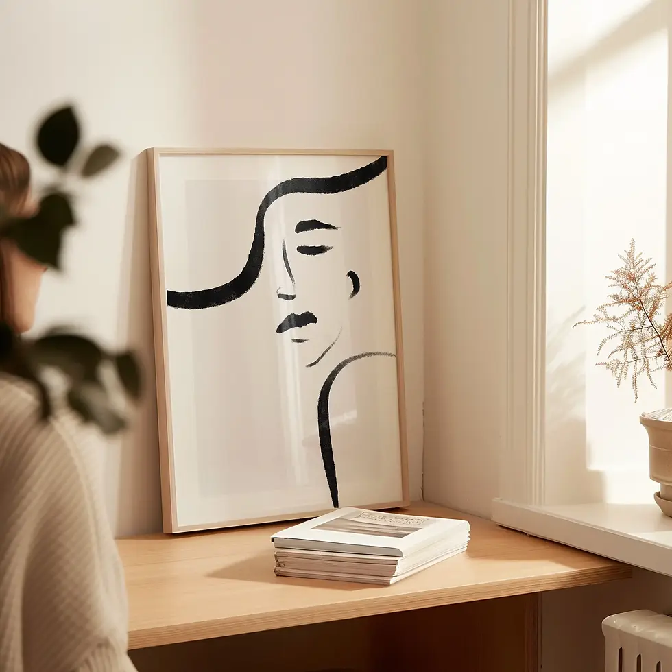 Miniaturbild: Woman’s Face, Digital Print von Tales by Jen