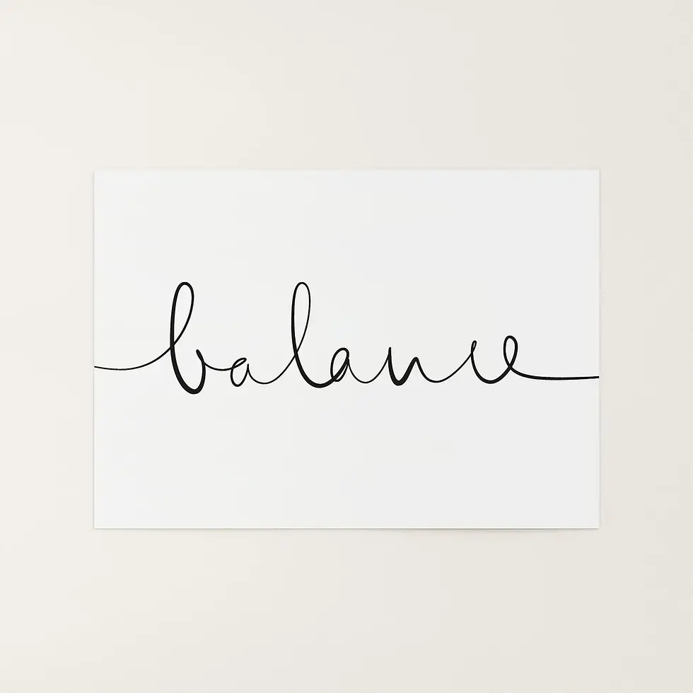 Balance, Kunstdruck von Tales by Jen
