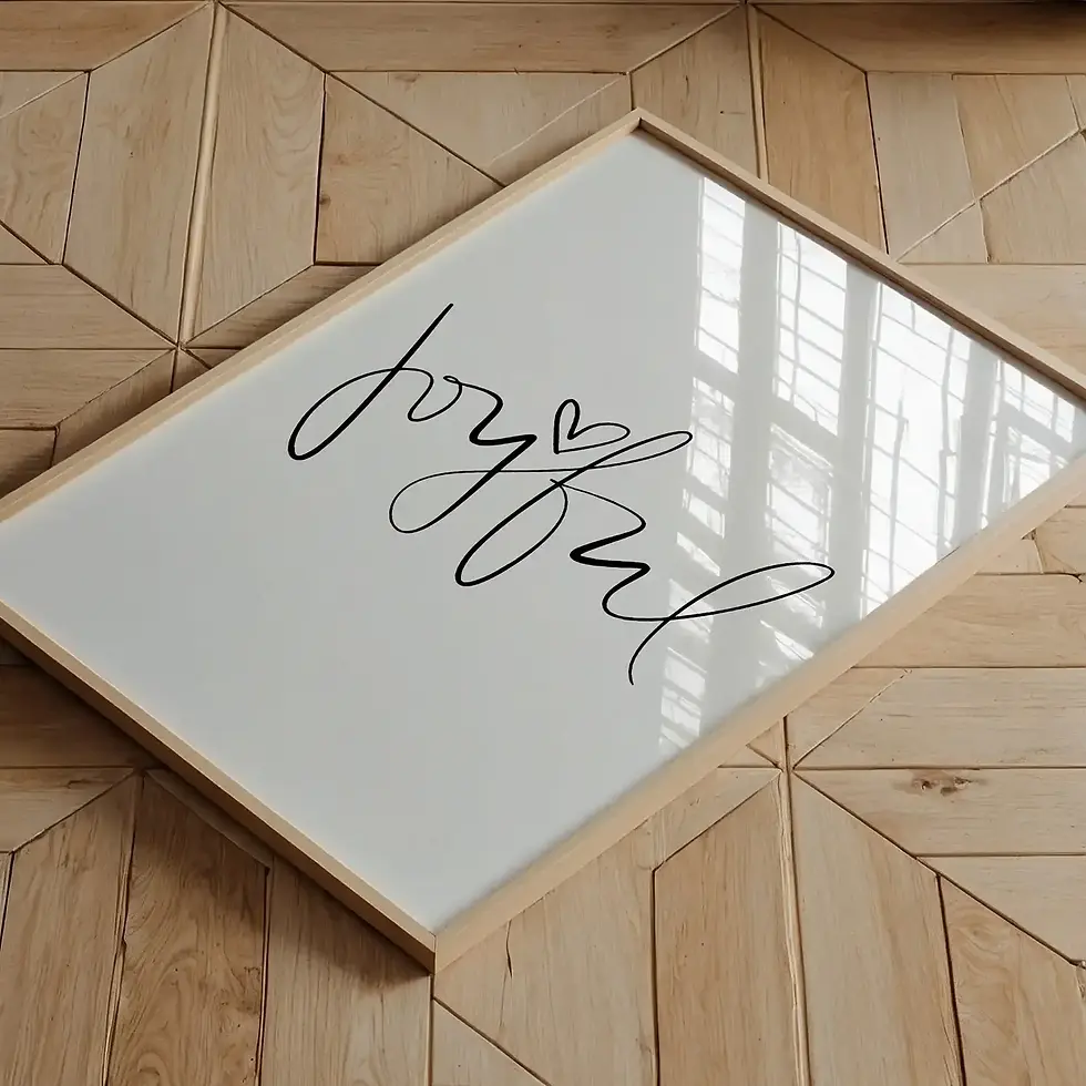 Joyful, Poster von Tales by Jen