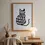 Miniaturbild: Time spent with cats is never wasted, Wandbild von Tales by Jen
