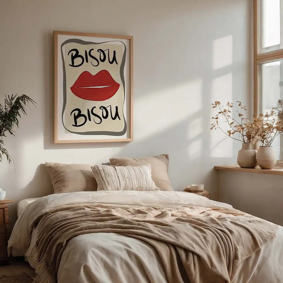 Miniaturbild: Bisou Bisou, Druckbare Kunst von Tales by Jen