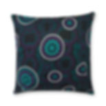 Decorative cushion in colorful African Wax fabrics - Djambala
