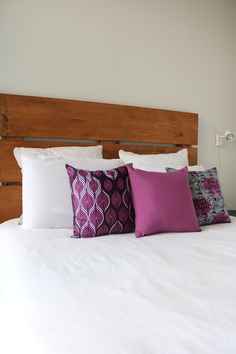 Miniature : Trio de coussin décoratif en tissus Wax africaine colorée - Bouenza