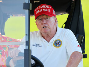 A weekend ritual for Trump's Florida die-hards to get a brief glimpse of their political hero
