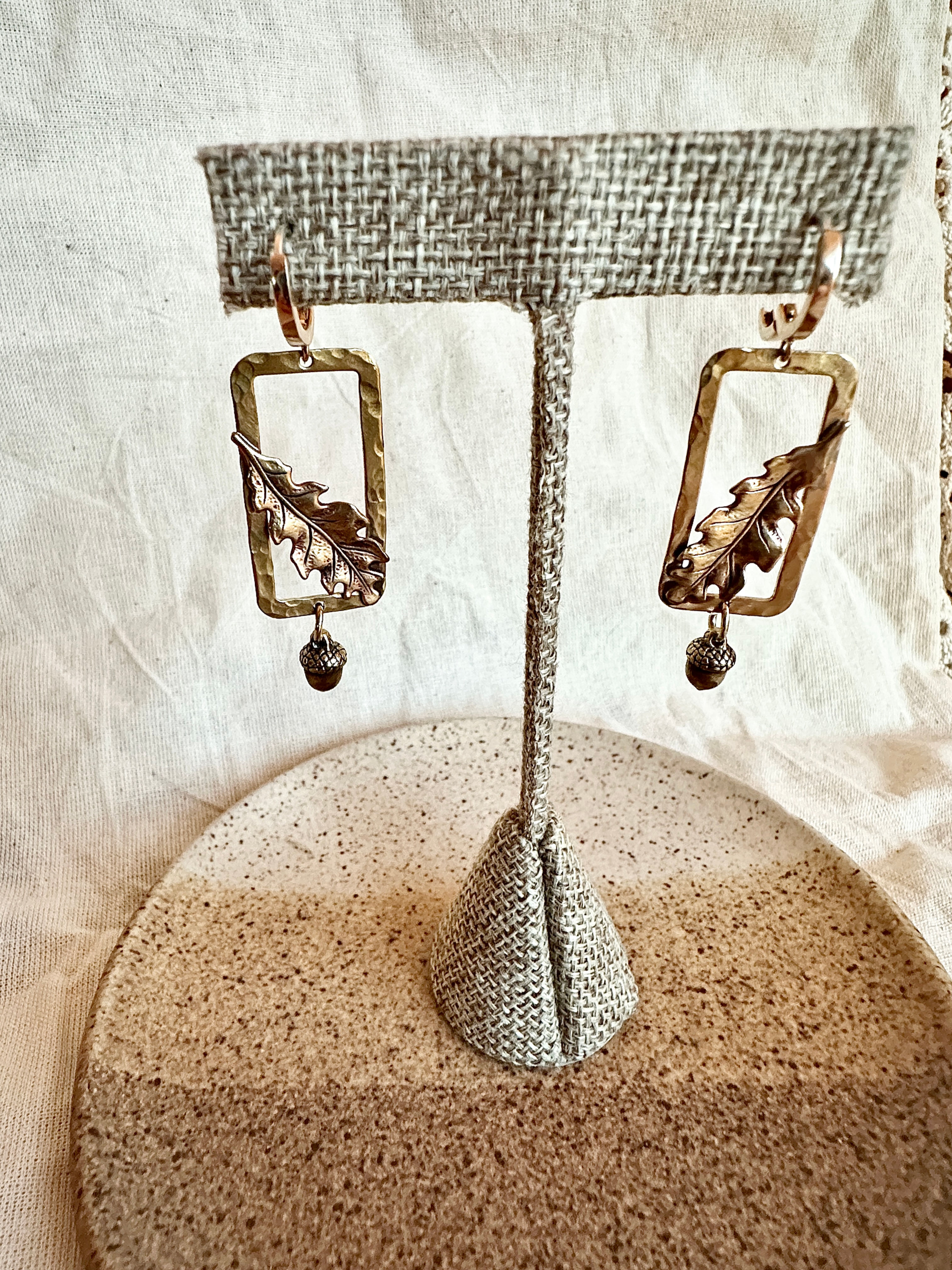 Annie’s Oak Leaf Earrings