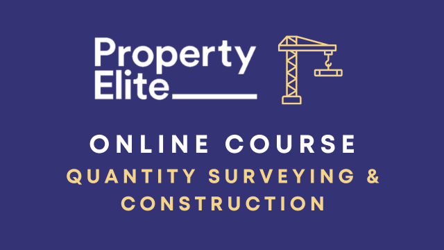 Title for the QS course with an image of a building
