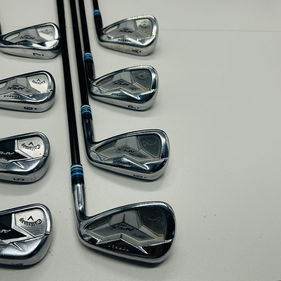 Miniature : Ensemble de Fers Combo Callaway Apex 4-5/Apex Pro 6-PW+AW Forgés