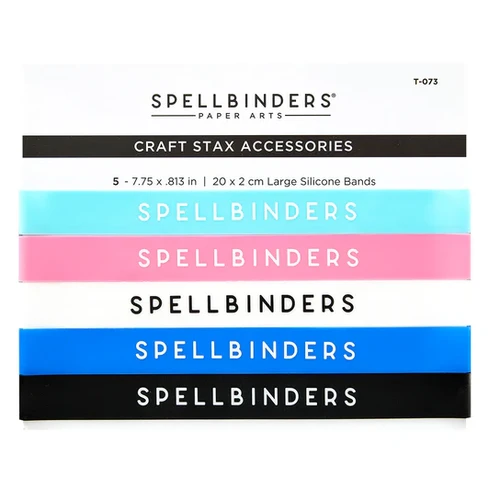 Spellbinders Craft Stax Silicone Bands Large Scrapbook Supply