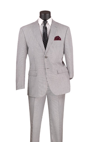 【THE MOZZ】Soho Seersucker Set-up Modern Fit Seersucker Single Breasted 2 buttons MSS-1