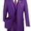 Thumbnail: Modern Fit Vested with Flat Front Adjustable Waist Band Pants Pure Solid Suits