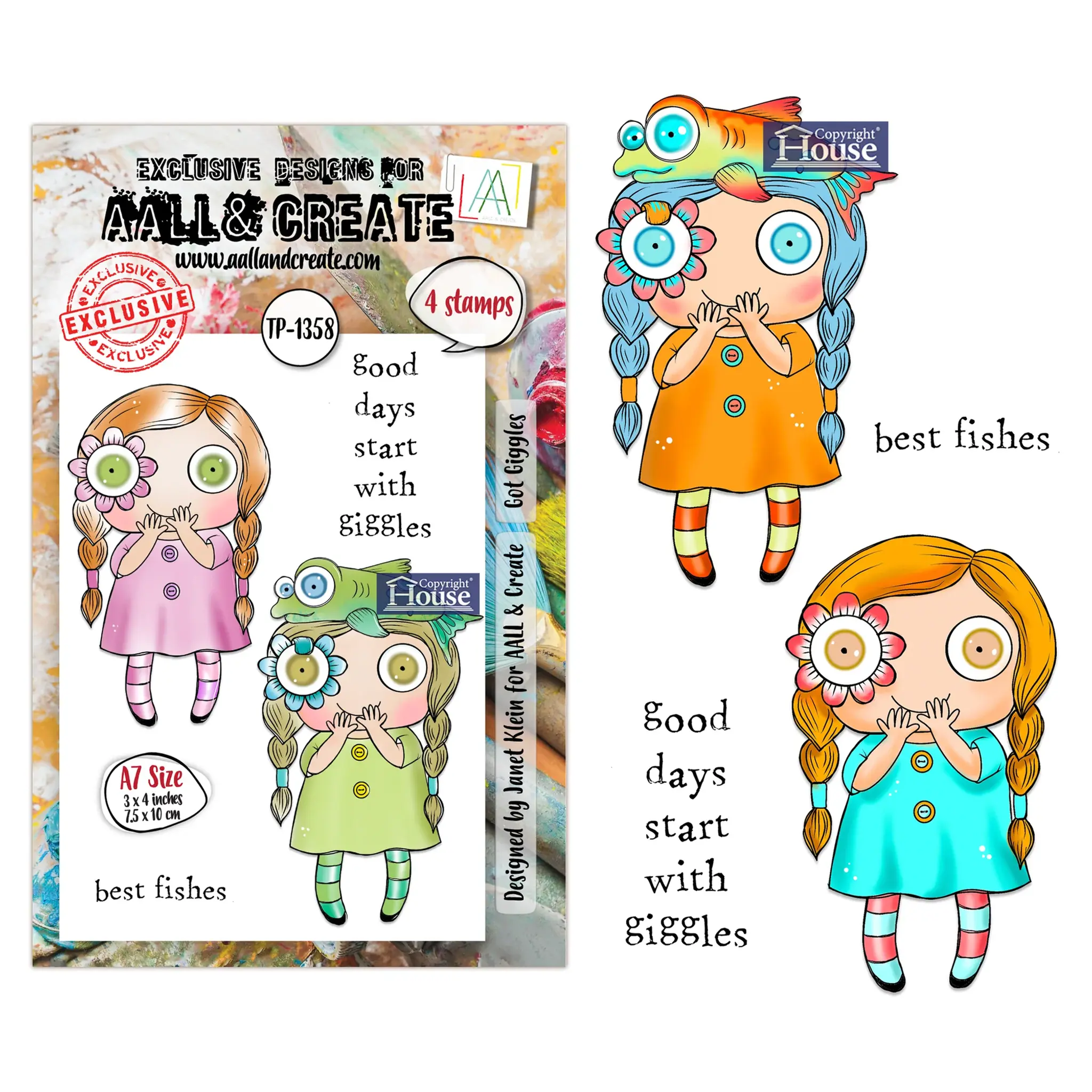 Aall & Create A7 Stamp Sets - Got Giggles