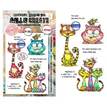 Aall & Create A6 Stamp Sets - Just Meowmories
