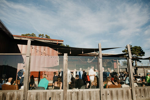 Welcome party at Gyppo Ale Mill in Shelter Cove, CA