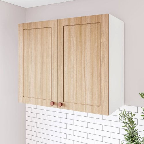 Armário Aéreo 2 Portas 80 Cm Pérola Yescasa