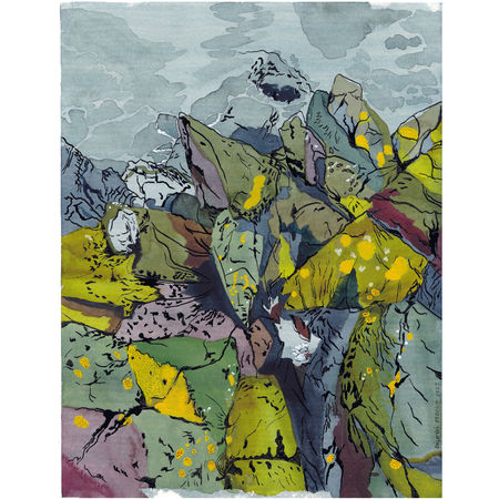 original, painting, artwork, pintura, abstract, inspired by nature, mixed technique