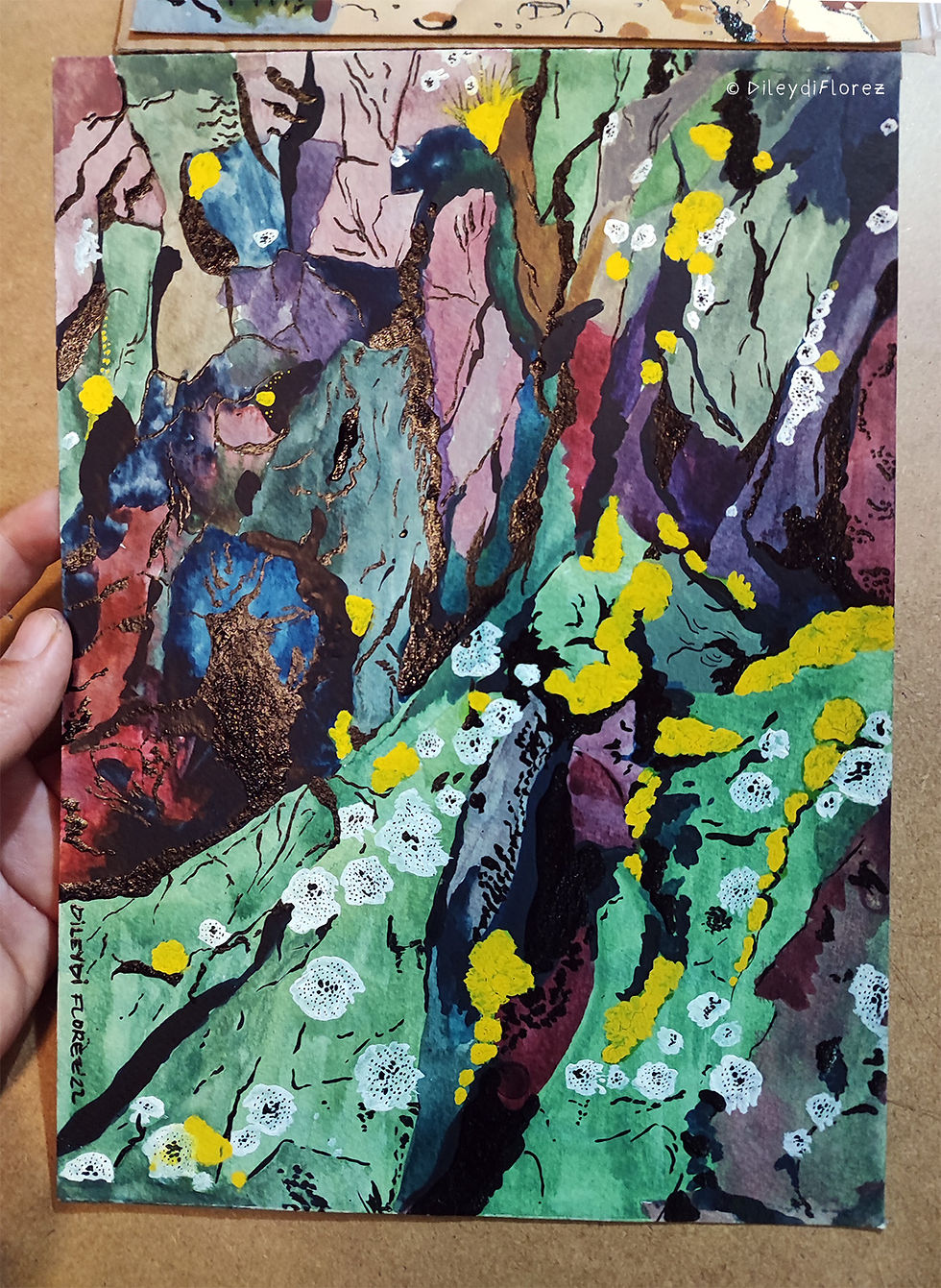 Original painting Boom Details03