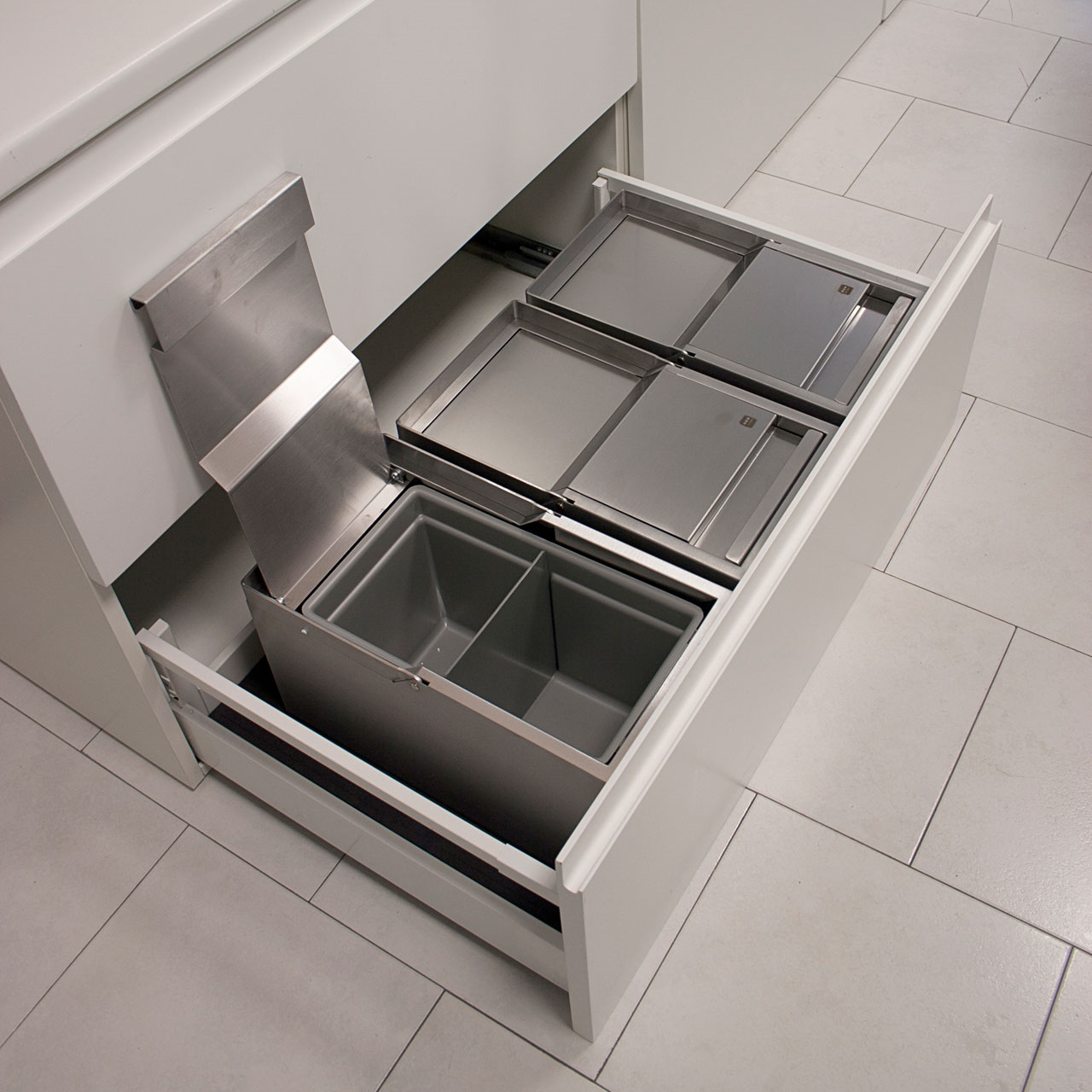 Elite-line Dust-bin rack