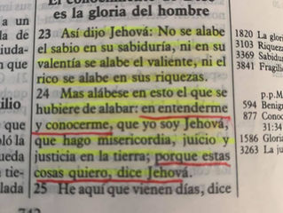 Jeremías 9:23-24 